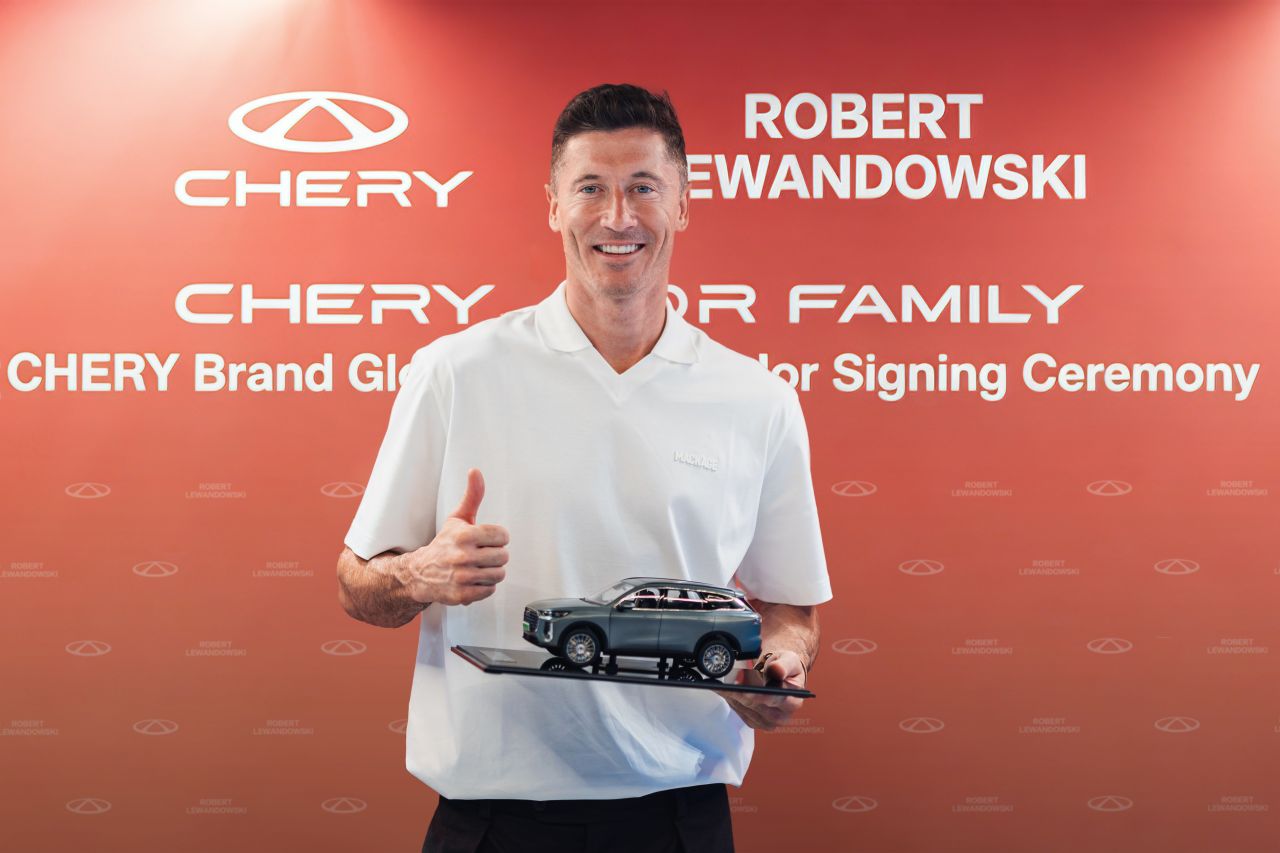 CHERY oficiálne predstavuje nového globálneho ambasádora značky: Robert Lewandowski